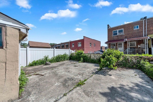 3038 Tiemann Ave, Bronx, NY 10469 - view of patio with a residential view