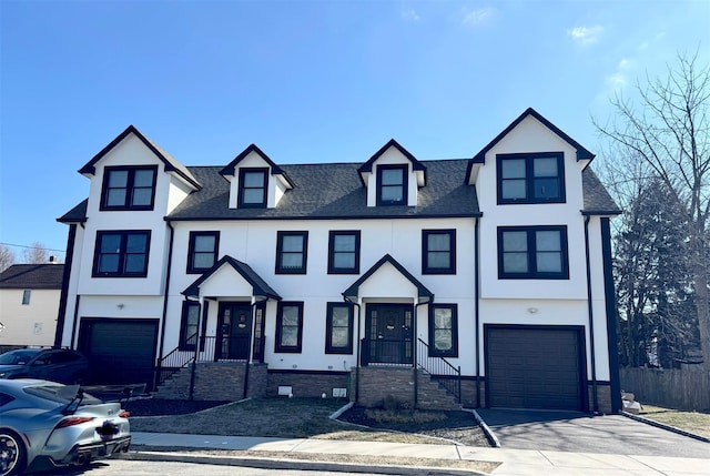 40 Frederick, Call Listing Agent, NJ 07643 - multi unit property featuring a garage, stucco siding, driveway, and roof with shingles