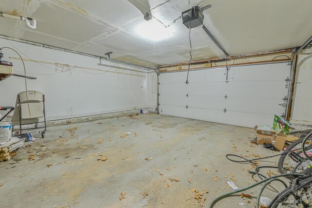 216 Birch Dr, New Hyde Park, NY 11040 - garage featuring a garage door opener