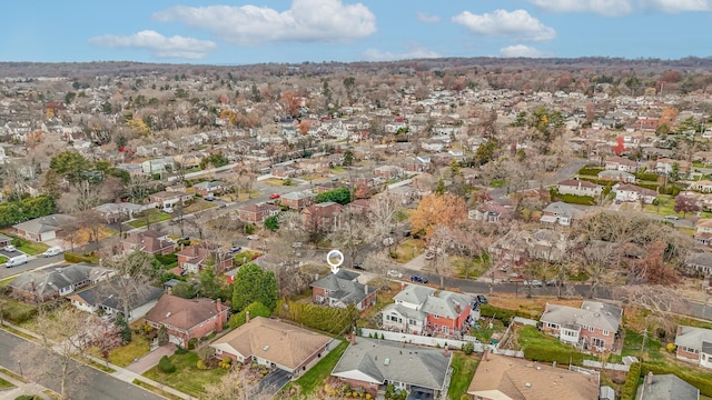 216 Birch Dr, New Hyde Park, NY 11040 - aerial overview of property's location featuring nearby suburban area