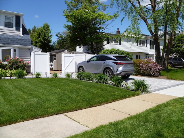 28 Crabtree Ln, Levittown, NY 11756 - view of yard featuring a gate
