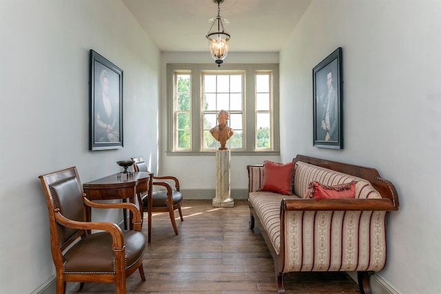 331 Merwin Rd, Millerton, NY 12546 - sitting room featuring hardwood / wood-style floors and a baseboard radiator