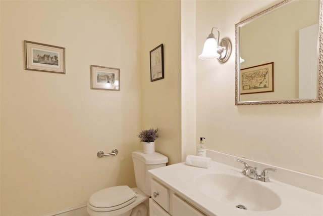 7 Ravine Dr, Hastings-On-Hudson, NY 10706 - half bathroom featuring toilet and vanity