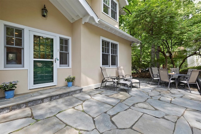 7 Ravine Dr, Hastings-On-Hudson, NY 10706 - view of patio featuring outdoor dining area