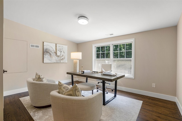 68 Greenhaven Rd, Rye, NY 10580 - office area featuring wood finished floors and baseboards