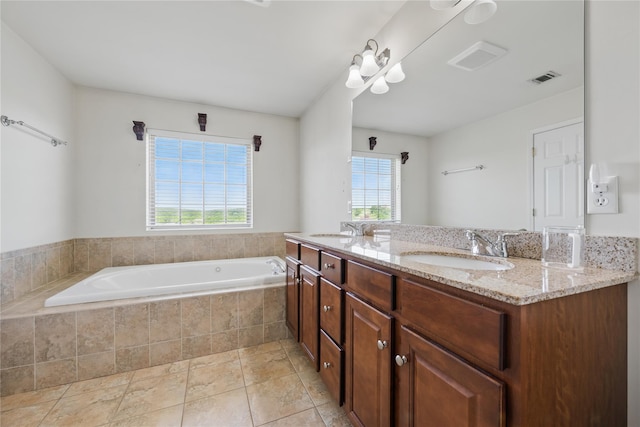15 Prestwick Dr, Monroe, NY 10950 - bathroom featuring a garden tub and double vanity