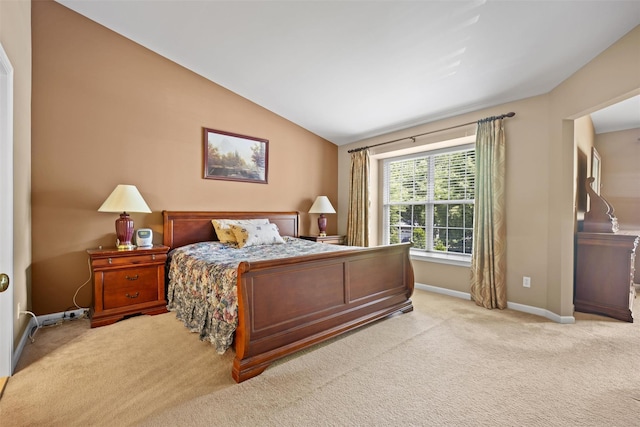 837 Huntington Dr Unit 152, Fishkill, NY 12524 - carpeted bedroom featuring lofted ceiling and baseboards