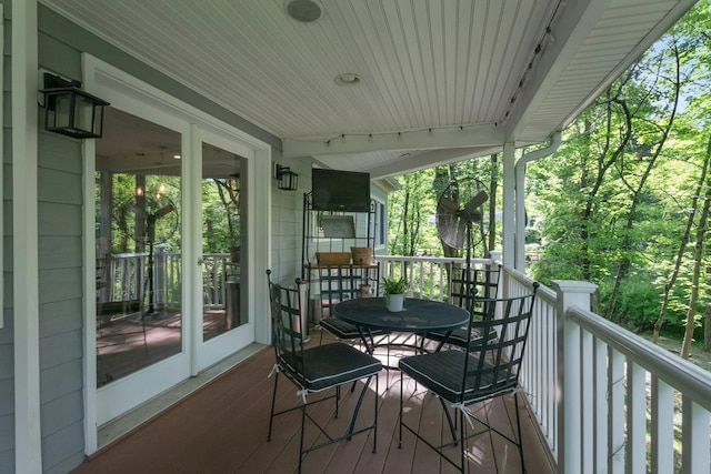 416 Sleepy Hollow Rd, Briarcliff Manor, NY 10510 - view of wooden terrace