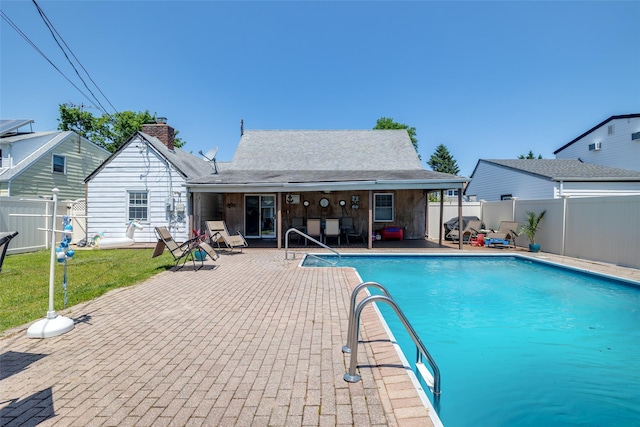 98 Bluespruce Rd, Levittown, NY 11756 - view of pool with a patio