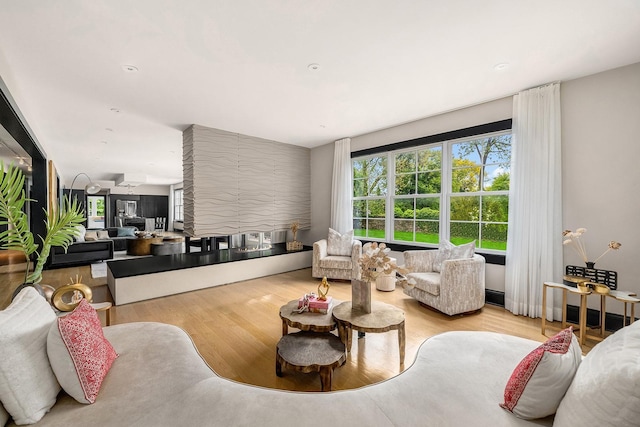 1015 Seven Oaks Ln, Mamaroneck, NY 10543 - living area with wood finished floors