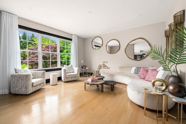 1015 Seven Oaks Ln, Mamaroneck, NY 10543 - living room featuring wood finished floors