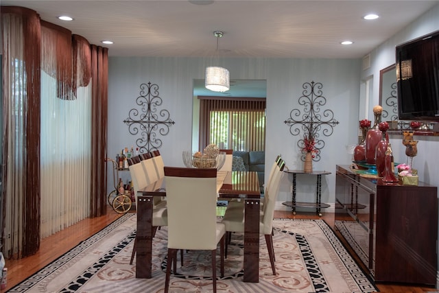 1010 S End, Woodmere, NY 11598 - dining area featuring recessed lighting and light wood-style flooring