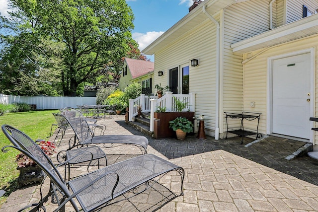 1 Meadowood Path, New Rochelle, NY 10804 - view of patio / terrace featuring outdoor dining area