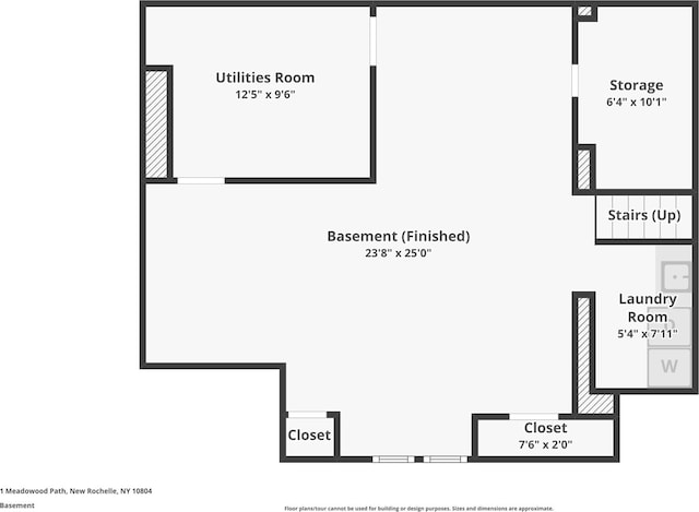 1 Meadowood Path, New Rochelle, NY 10804 - property floor plan