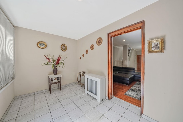 70-27 69th St, Glendale, NY 11385 - hall featuring light tile patterned flooring
