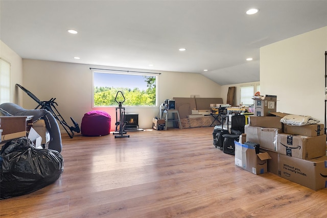 679 Titicus Rd, North Salem, NY 10560 - workout area with wood finished floors and recessed lighting