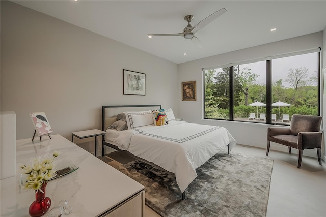 7 Robin Ln, Shelter Island Heights, NY 11964 - bedroom featuring recessed lighting and a ceiling fan
