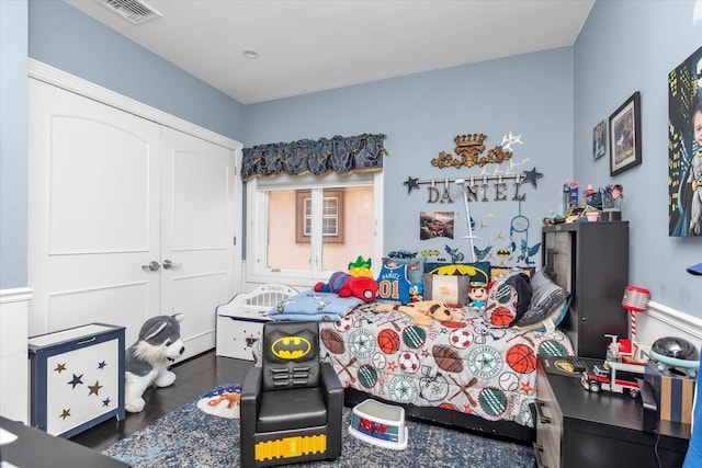142-30 13th Ave, Malba, NY 11357 - bedroom with wood finished floors and a closet
