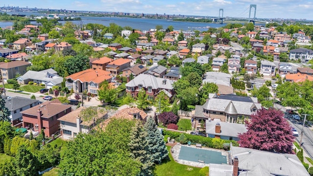 142-30 13th Ave, Malba, NY 11357 - aerial view of residential area with a notable bridge and a large body of water