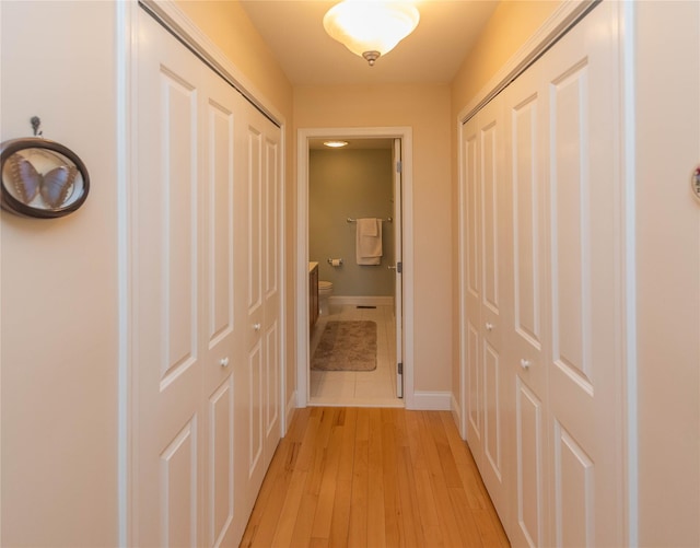 68 Hudson View Ter, Hyde Park, NY 12538 - hall with light wood-style flooring and baseboards