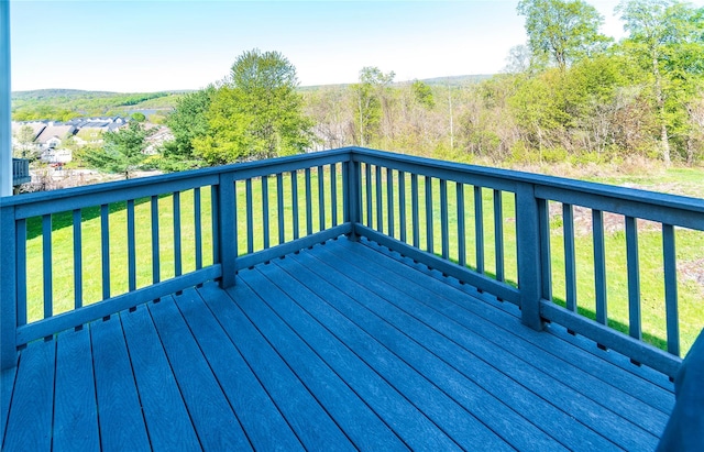 68 Hudson View Ter, Hyde Park, NY 12538 - wooden deck with a yard