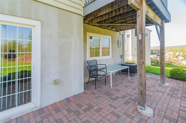 68 Hudson View Ter, Hyde Park, NY 12538 - view of patio featuring cooling unit
