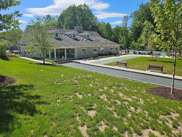 68 Hudson View Ter, Hyde Park, NY 12538 - back of house with a yard