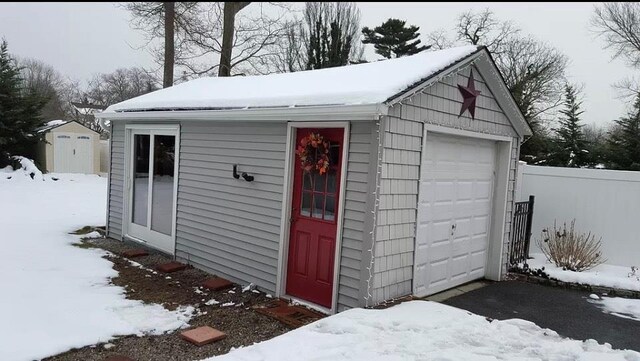 24 Lowerre St, Babylon, NY 11702 - view of snow covered structure