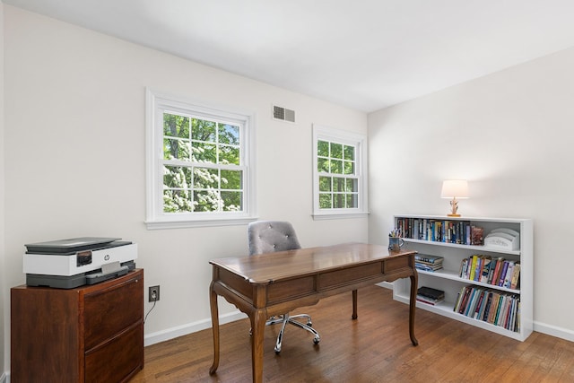 10 Catherine Pl, Katonah, NY 10536 - office with wood finished floors and baseboards