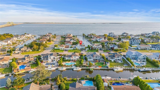 20 Skipper Dr, West Islip, NY 11795 - aerial view of residential area with a nearby body of water