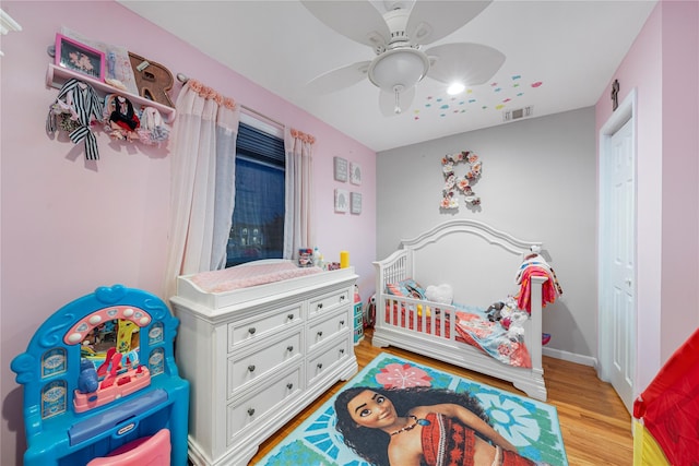 20 Skipper Dr, West Islip, NY 11795 - bedroom with light wood-style flooring and ceiling fan