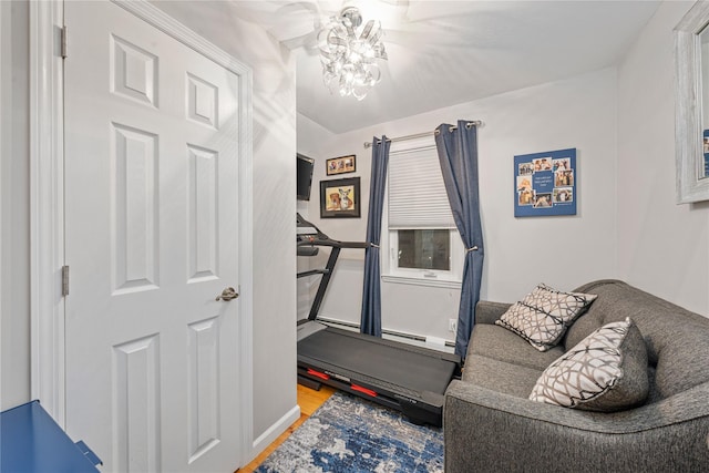 20 Skipper Dr, West Islip, NY 11795 - exercise room featuring wood finished floors