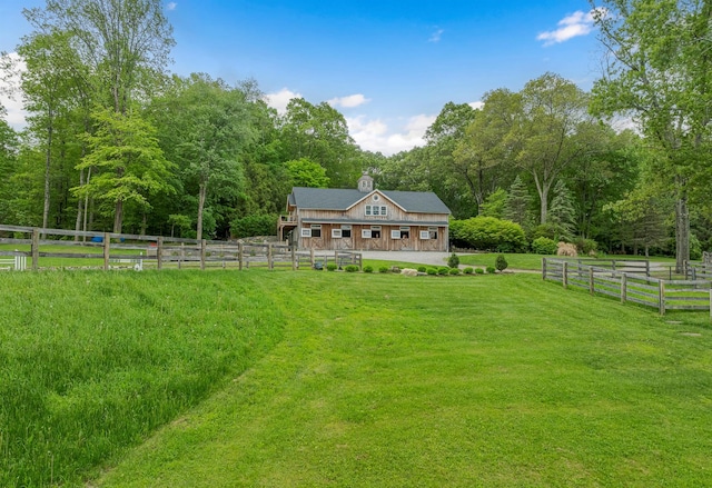 8 Lost Pond Ln, North Salem, NY 10560 - view of yard featuring a rural view, a forest view, and covered porch