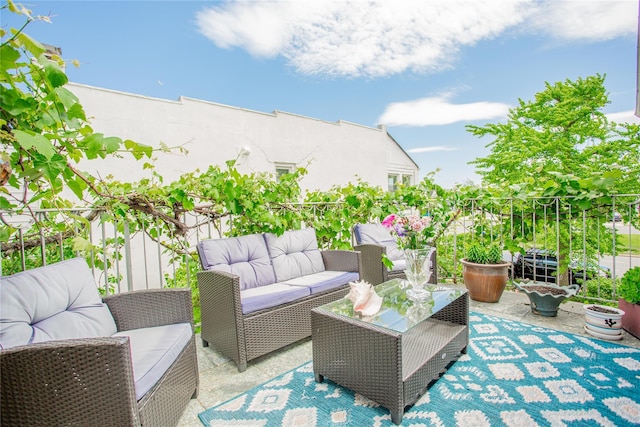 429 E Park Ave, Long Beach, NY 11561 - view of patio / terrace featuring an outdoor hangout area
