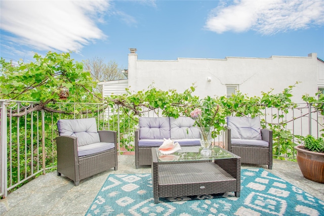 429 E Park Ave, Long Beach, NY 11561 - view of patio / terrace with an outdoor living space