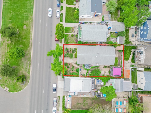 429 E Park Ave, Long Beach, NY 11561 - aerial overview of property's location featuring property boundaries highlighted