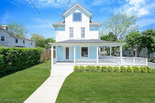 434 Griffing Ave, Riverhead, NY 11901 - view of front of house featuring covered porch and a shingled roof