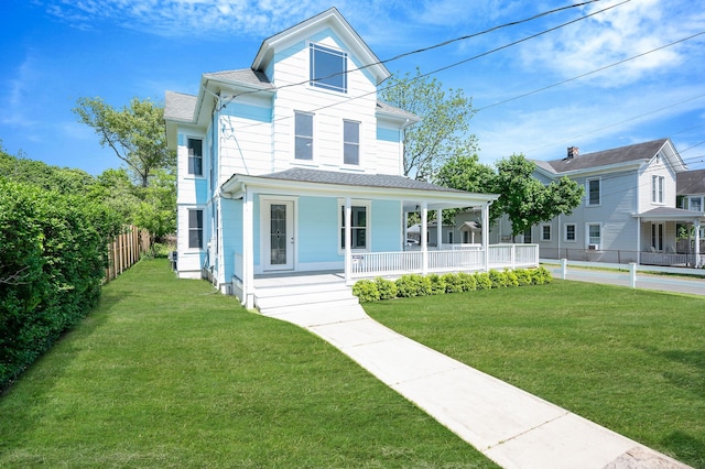 434 Griffing Ave, Riverhead, NY 11901 - view of front facade featuring a porch and roof with shingles