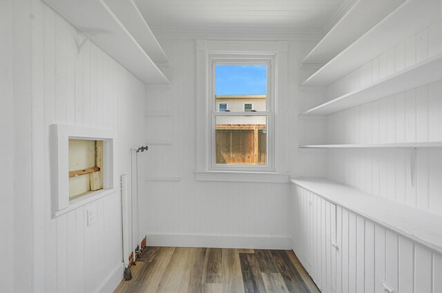 434 Griffing Ave, Riverhead, NY 11901 - spacious closet with dark wood-style floors