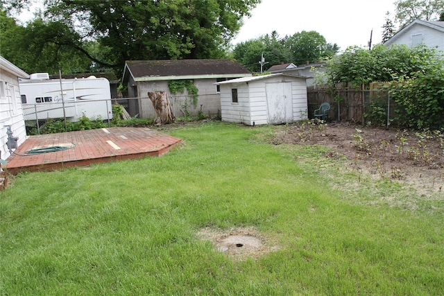 73 Barcelow St, Port Jervis, NY 12771 - view of yard with a deck
