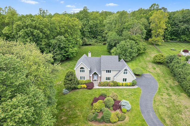 50 Stallion Trl, Brewster, NY 10509 - view from above of property featuring a heavily wooded area