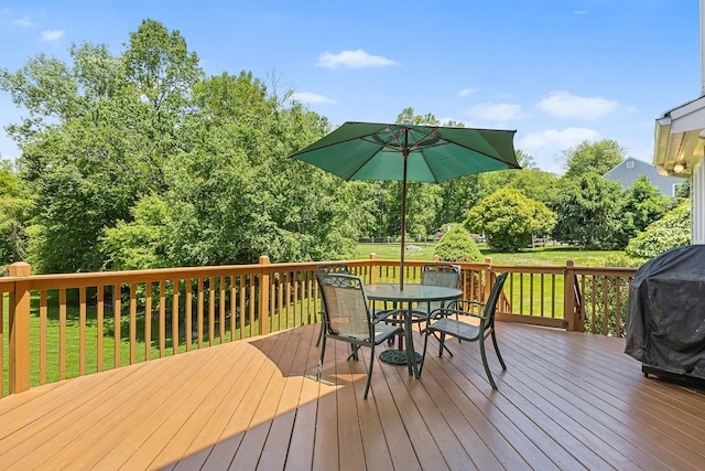 50 Stallion Trl, Brewster, NY 10509 - deck with outdoor dining space, a yard, and area for grilling
