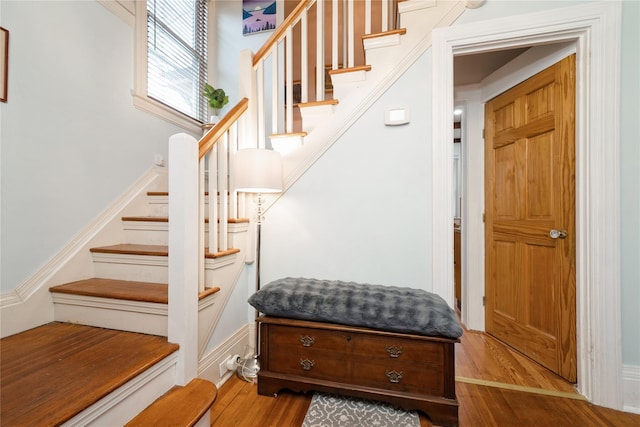 11 Bridge St, Suffern, NY 10901 - stairs with wood finished floors