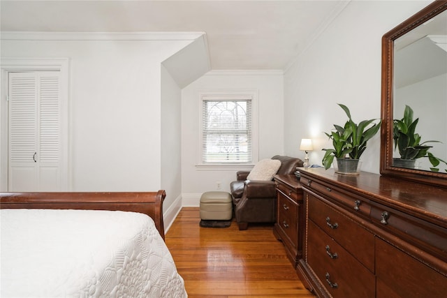 11 Bridge St, Suffern, NY 10901 - bedroom featuring light wood finished floors and crown molding