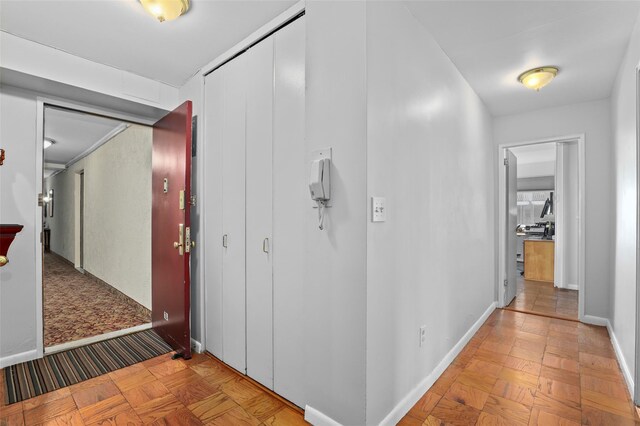 25 Lake St Unit 7K & 7L, White Plains, NY 10603 - hallway with baseboards