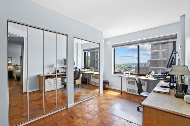 25 Lake St Unit 7K & 7L, White Plains, NY 10603 - home office with baseboards