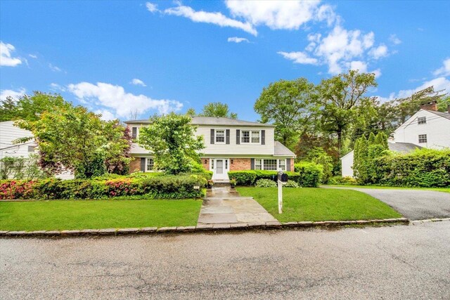 13 Romar Ave, White Plains, NY 10605 - colonial home featuring a front yard