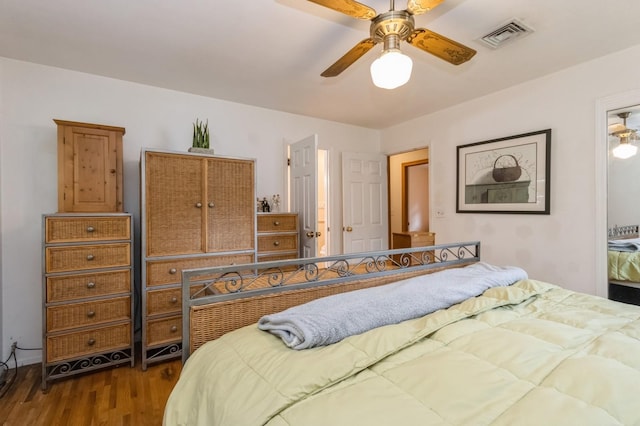 18 Norwood Pl, Nanuet, NY 10954 - bedroom with wood finished floors and ceiling fan