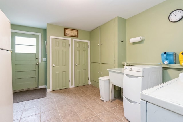 18 Norwood Pl, Nanuet, NY 10954 - laundry room featuring independent washer and dryer and light tile patterned flooring