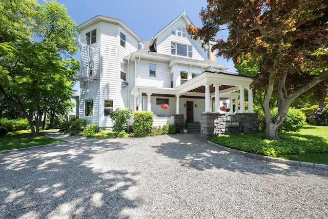 38 Oliphant Ave Unit 6, Dobbs Ferry, NY 10522 - view of front of property featuring a porch